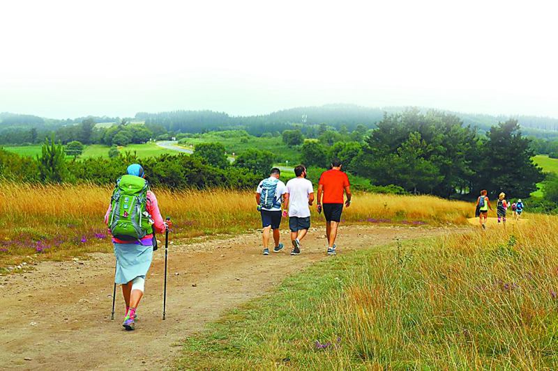 在圣地亚哥徒步200公里“朝圣之路”